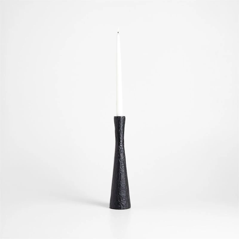 Kin Black Metal Taper Holder 13"