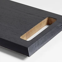 Kingston Ash & Ebonized Rectangle Reversible Wooden Board