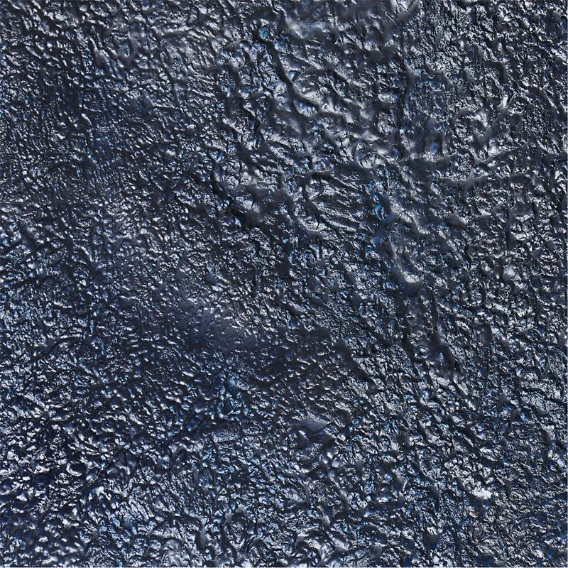 "Kioko" Blue Textured Paper Mache 35" Wall Art