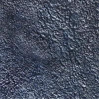 "Kioko" Blue Textured Paper Mache 35" Wall Art