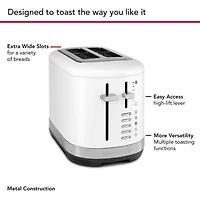 KitchenAid ® 2-Slice Toaster in Porcelain White