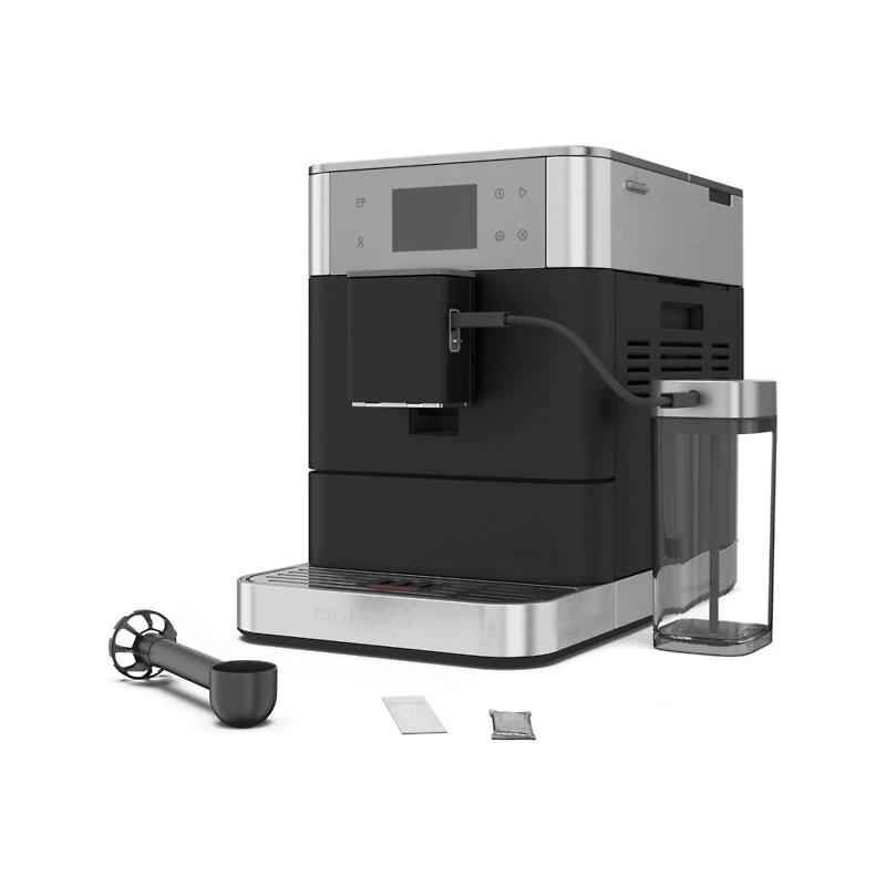 KitchenAid ® KF7 Fully Automatic Espresso Machine in Cast Iron Black