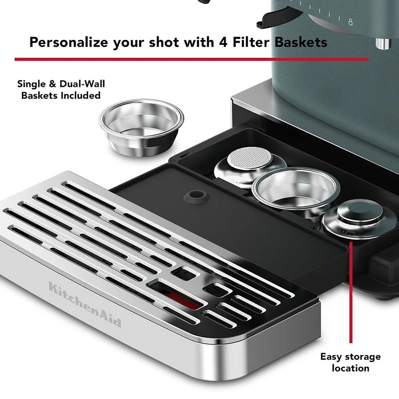 KitchenAid ® Semi-Automatic Espresso Machine in Juniper