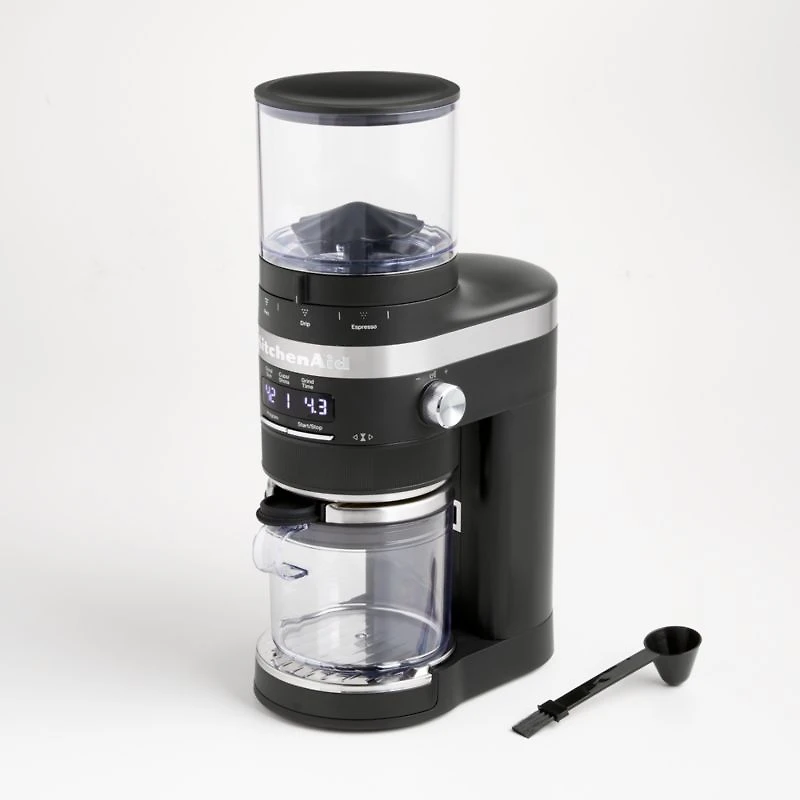 KitchenAid ® Matte Black Burr Coffee Grinder