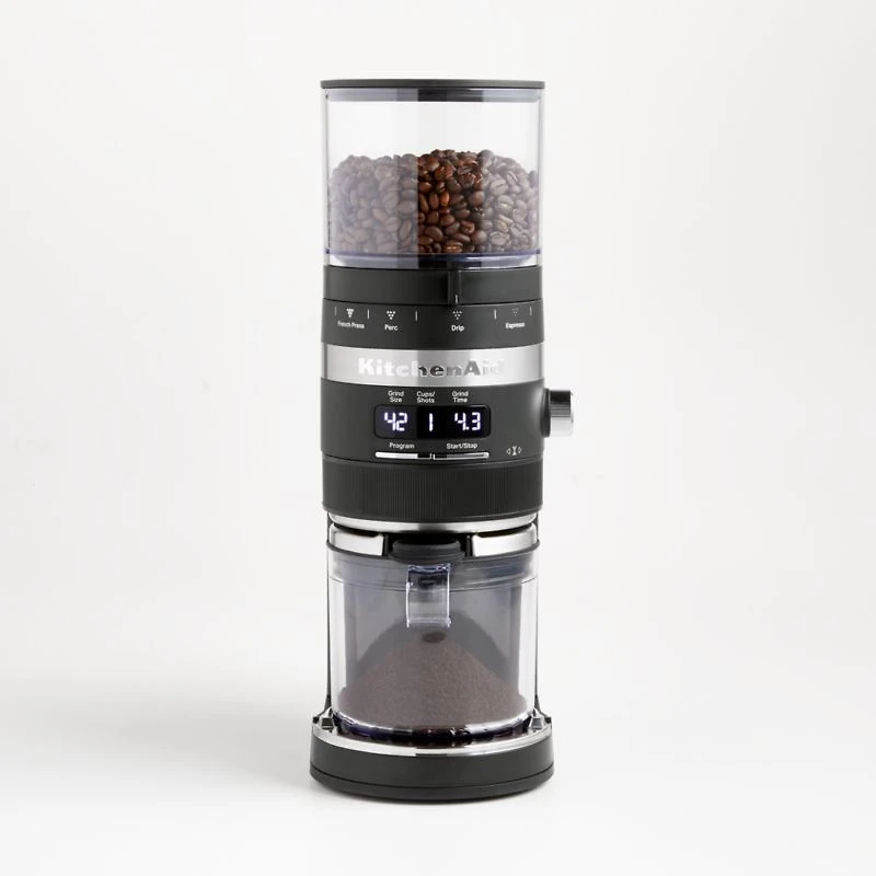 KitchenAid ® Matte Black Burr Coffee Grinder