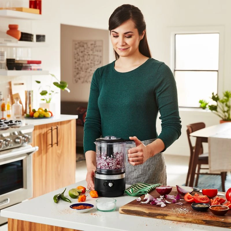 KitchenAid ® Black Cordless 5-Cup Mini Food Chopper