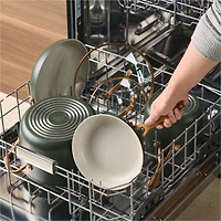 KitchenAid ® Design Series Evergreen Ceramic Non-Stick 12-Piece Cookware Set