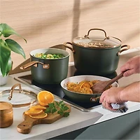 KitchenAid ® Design Series Evergreen Ceramic Non-Stick 12-Piece Cookware Set