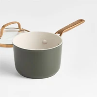 KitchenAid ® Design Series Evergreen Ceramic Non-Stick Induction 2-Qt. Saucepan with Lid