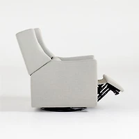 Babyletto Kiwi Grey Nursery Power Recliner in Eco-Performance Fabric