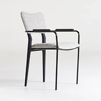 Klee Grey Bouclé Dining Chair