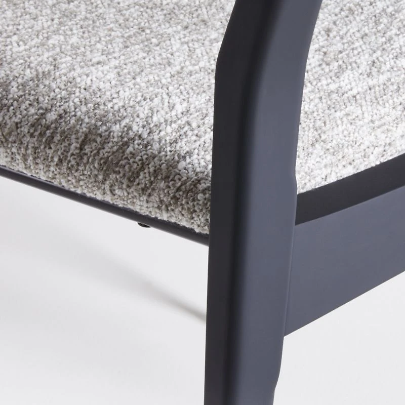 Klee Grey Bouclé Dining Chair