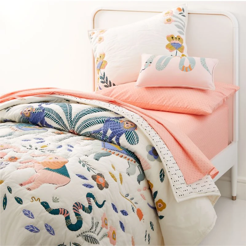 Koshi Floral Organic Cotton Kids Pillow Sham