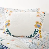 Koshi Floral Organic Cotton Kids Pillow Sham