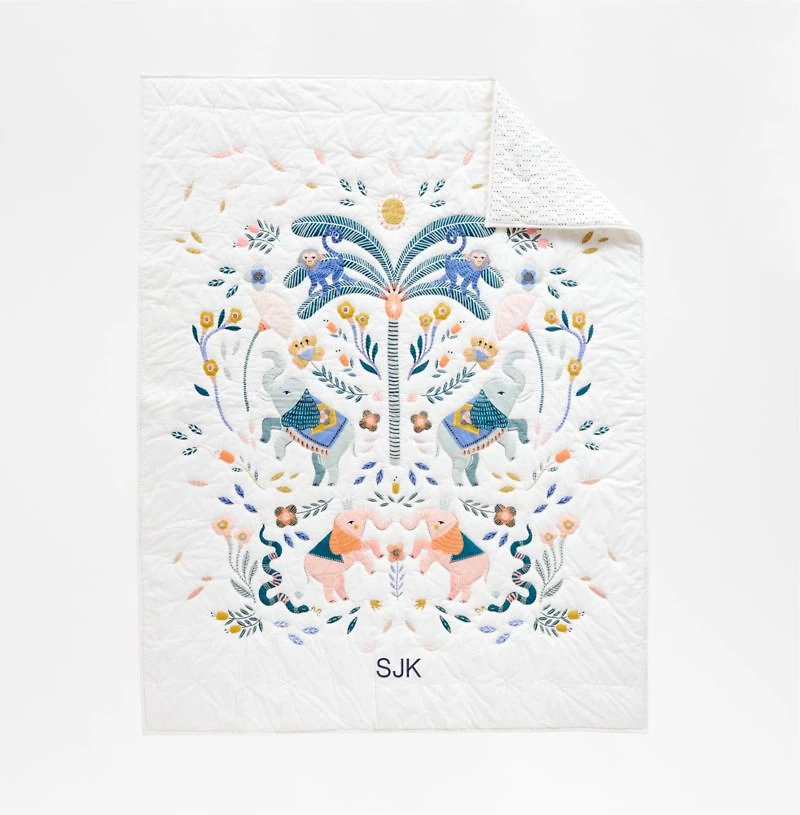 Koshi Wild Animal Organic Cotton Kids Twin Quilt