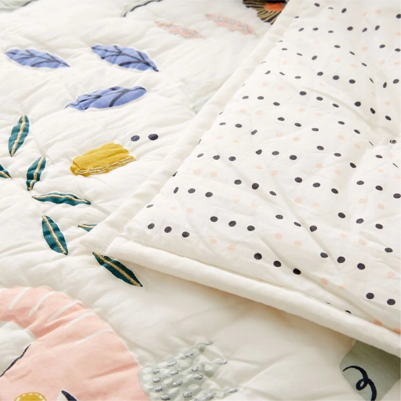 Koshi Wild Animal Organic Cotton Kids Twin Quilt