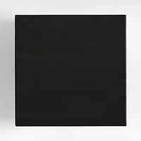 Kota Square Textured Black Pine Side Table