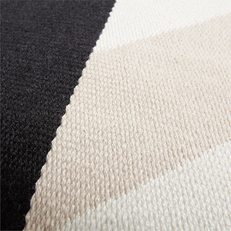 Monterey 20"x20" Black Outdoor Throw Pillow by Lucia Eames™