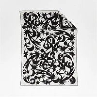 Star Dance 70"x55" Recycled Cashmere Throw Blanket by Lucia Eames™