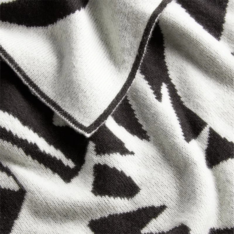 Star Dance 70"x55" Recycled Cashmere Throw Blanket by Lucia Eames™