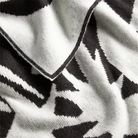 Star Dance 70"x55" Recycled Cashmere Throw Blanket by Lucia Eames™