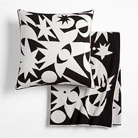 Star Dance 70"x55" Recycled Cashmere Throw Blanket by Lucia Eames™