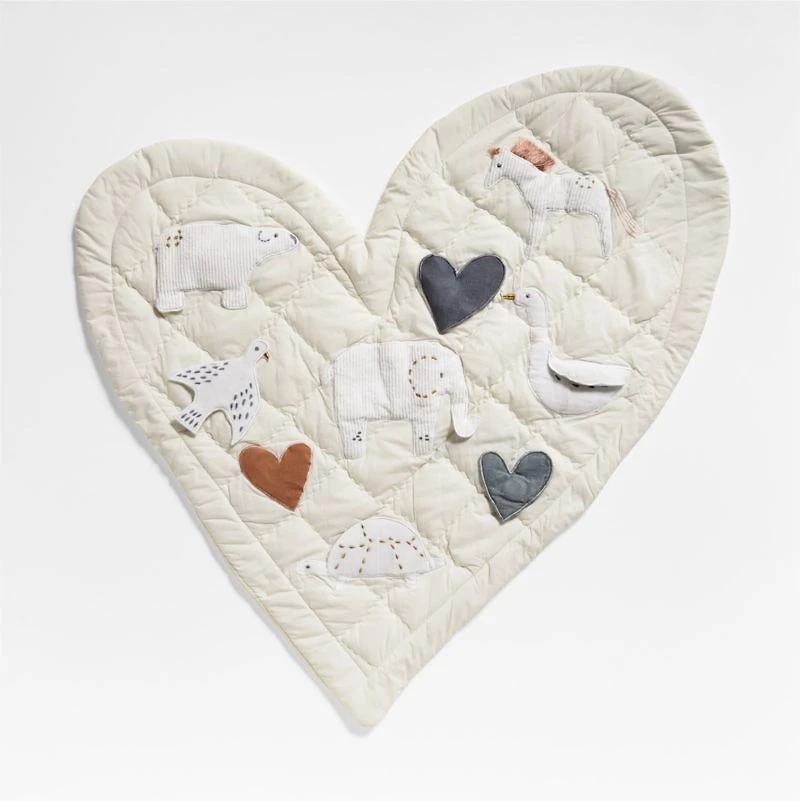 Chillin Heart Baby Activity Play Mat by Leanne Ford
