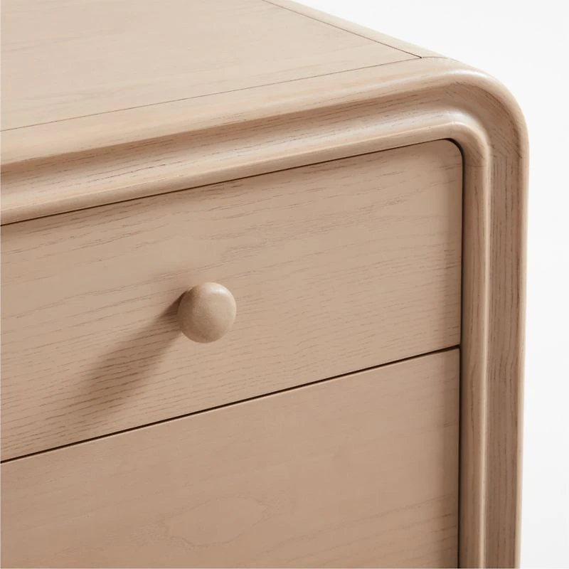 Lennox 53" Natural Wood 7-Drawer Dresser by Leanne Ford