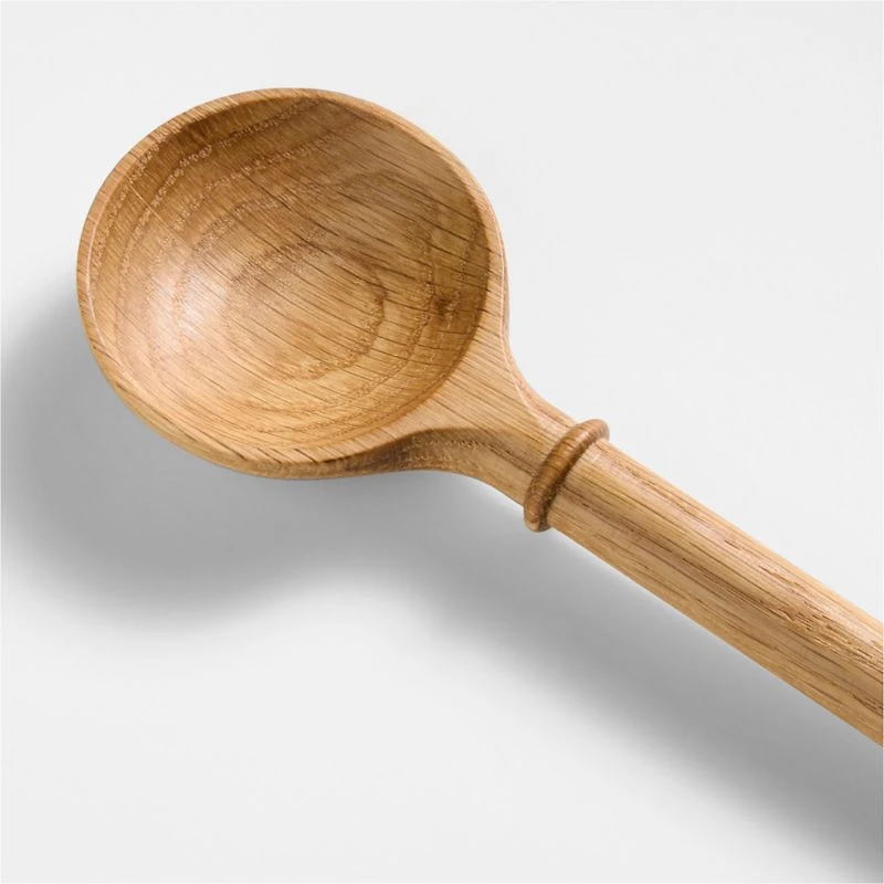 Small Arbor Oak Wood Spoon by Laura Kim