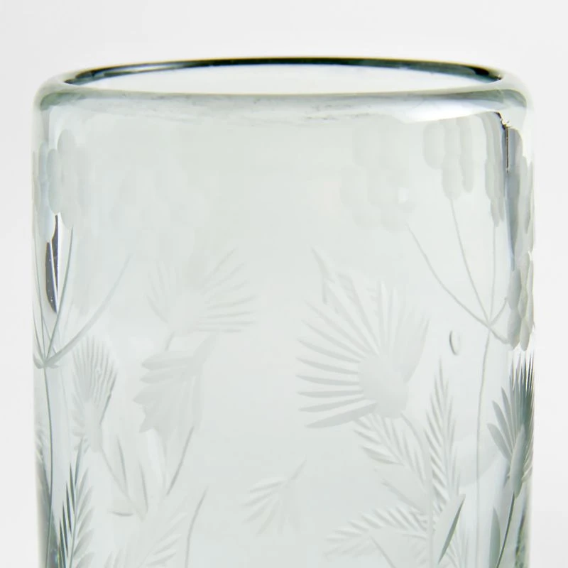Botanical Studies 8-Oz. Recycled All Purpose Glass by Laura Kim