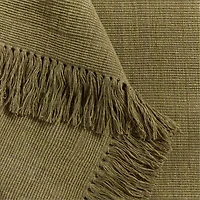 Flatweave Jute Tassel Oregano Green Area Rug 10'x14' by Laura Kim