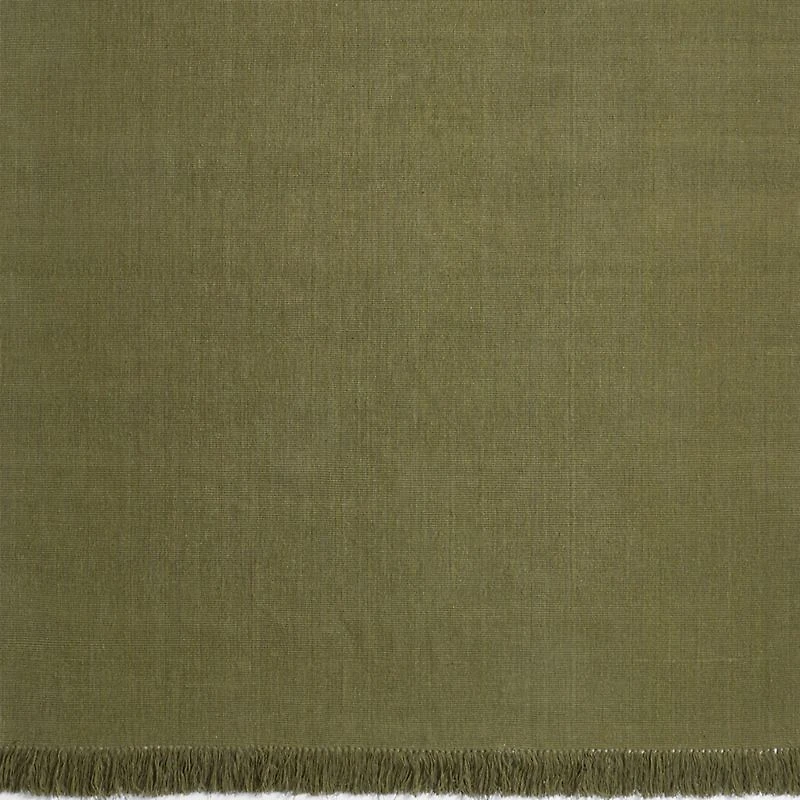 Flatweave Jute Tassel Oregano Green Area Rug 10'x14' by Laura Kim