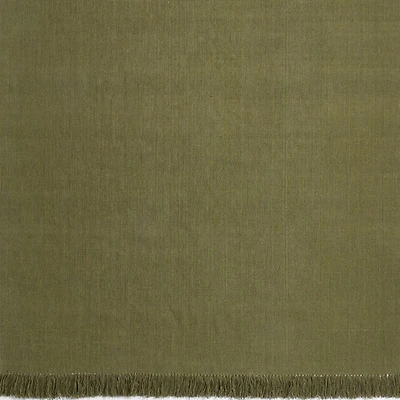 Flatweave Jute Tassel Oregano Green Area Rug 10'x14' by Laura Kim