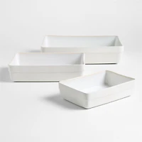 Terre Ceramic Bakers, Set of 3 by Laura Kim