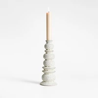 Off White Cylinder Taper Candles, Set of 2 by Laura Kim