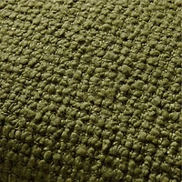 Wool Boucle 22"x15" Oregano Green Throw Pillow Cover by Laura Kim