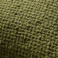 Wool Boucle 23"x23" Oregano Green Throw Pillow Cover by Laura Kim