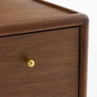 Lafayette 72" Walnut Wood 9-Drawer Dresser