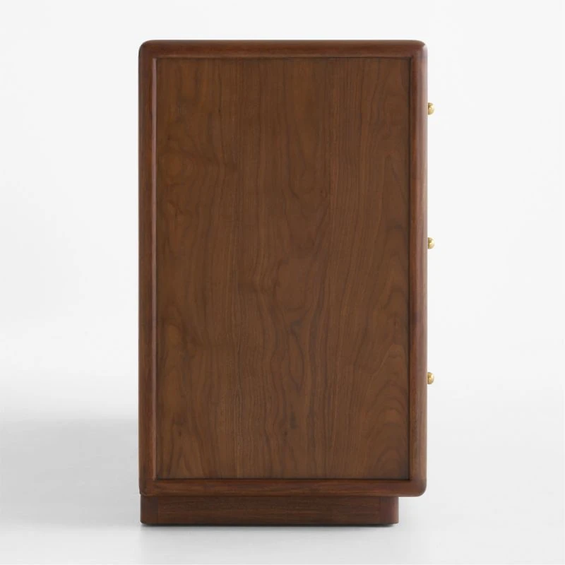 Lafayette 72" Walnut Wood 9-Drawer Dresser