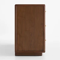 Lafayette 72" Walnut Wood 9-Drawer Dresser