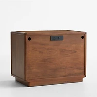 Lafayette 32" Walnut Wood Charging Nightstand