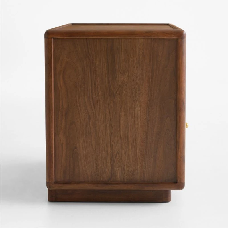 Lafayette 32" Walnut Wood Charging Nightstand