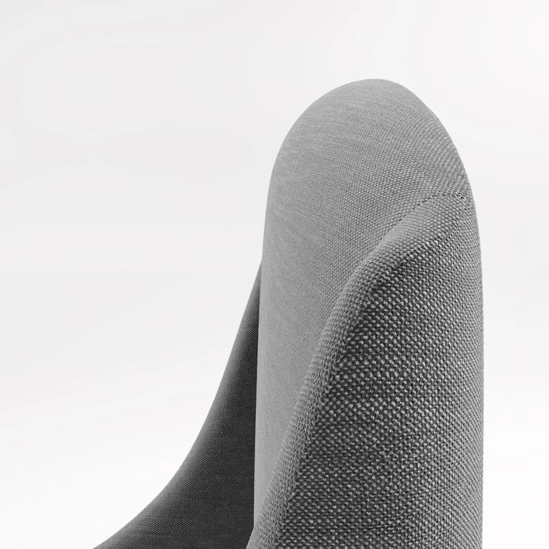 Lafayette Charcoal Grey Upholstered Tall Queen Bed
