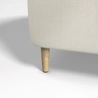 Lafayette Ivory Upholstered Tall Queen Bed