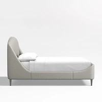 Lafayette Mist Grey Upholstered Full Bed