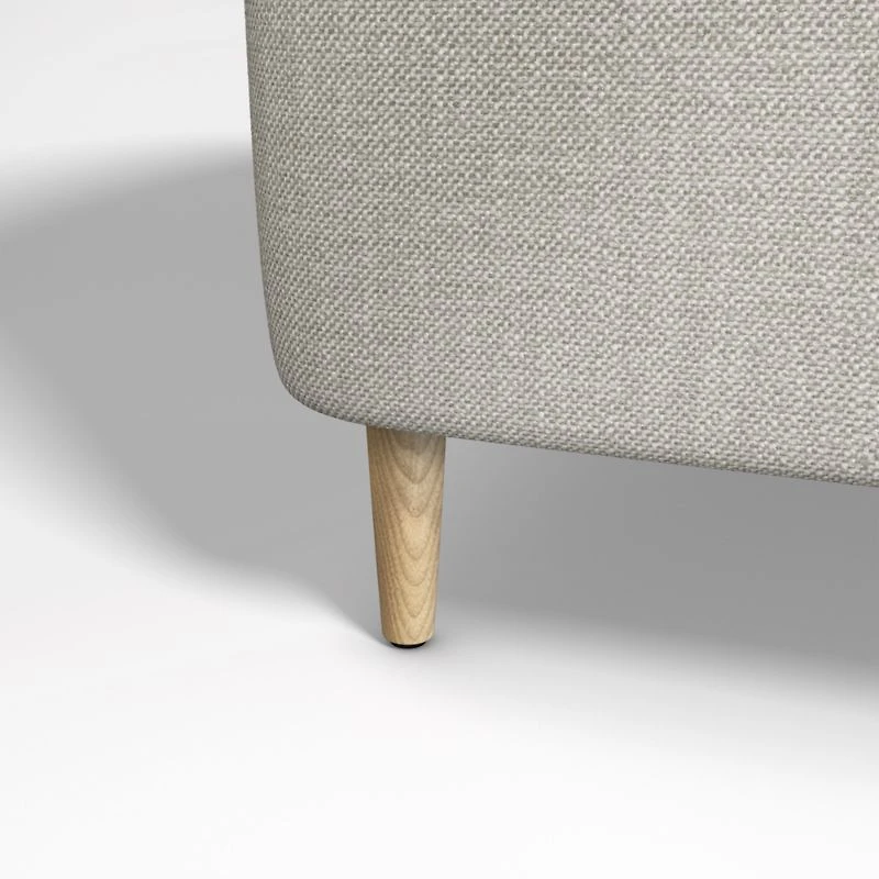 Lafayette Natural Beige Upholstered King Bed
