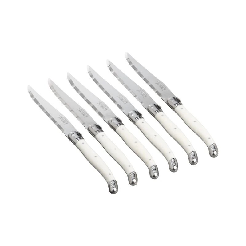 Jean Dubost Laguiole ® Ivory  Steak Knives, Set of 6