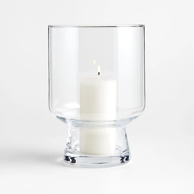 Laila Glass Hurricane Candle Holder 11"