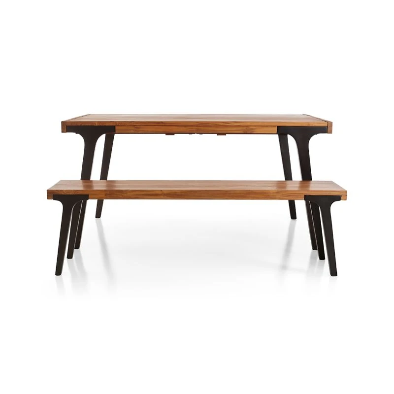 Lakin 59" Teak Bench