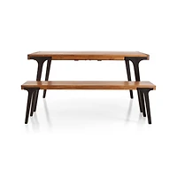 Lakin 59" Teak Bench